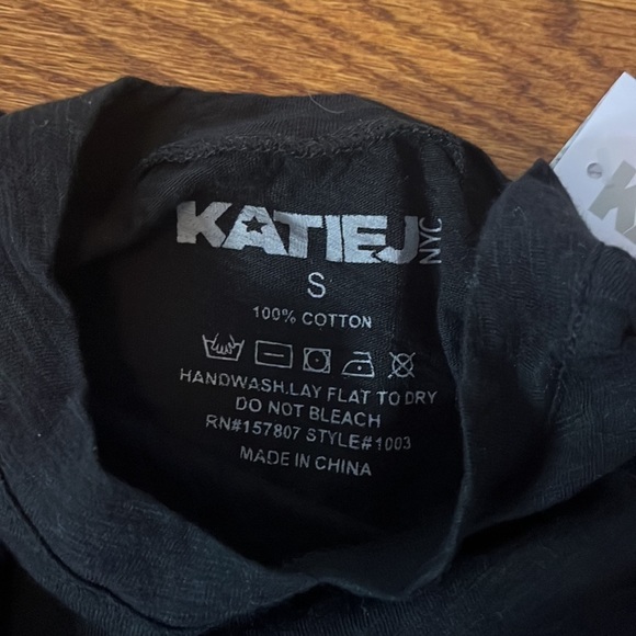 NWT Katie J NYC Girl’s Fearless LS Tee Size S - Picture 4 of 5